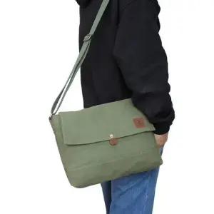 S6896 미콘 캐주얼 남녀공용 캔버스 크로스백 WFFL1SJ