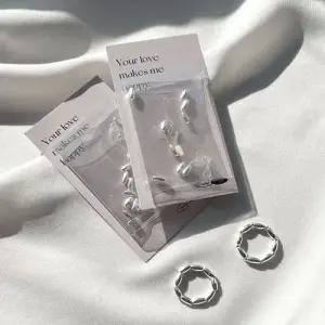 오발 실버 은볼 반지 DIY 만들기 키트 925 은 비즈 링 WFFKPBW