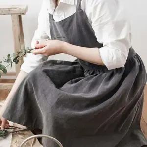 [무료배송] JT 앞치마 린넨 앞치마 원피스형 앞치마