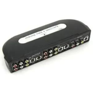 rca젠더 AV 분배기 오디오 비디오 모니터 공유기 선택기 4대