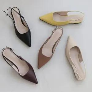 신발 캐주얼 여성 구두 정장 하객 슬링백 슈즈 하이힐