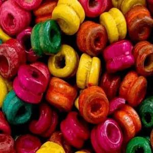 나무바퀴구슬500g 팔찌비즈 비즈재료 팔찌재료 모양비즈 비즈공예재료