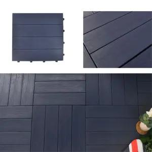 발코니 셀프시공 조립마루매트 차콜블루 18P 욕실바닥 테라스꾸미기 옥상 손쉬운설치