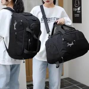 여행 용 백 보스턴 백팩 헬스 옷 짐 가방 블랙 WFFJ3SB