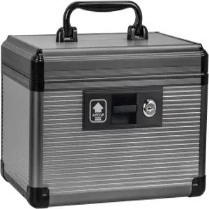 열쇠가 있는 락바코 의약품 자물쇠 상자 의약품용 알루미늄 합금 가정용 및 알약을 보관할 수 분리형