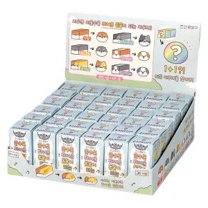 36개 조선문방구 쓸수록 귀여운동물이 되는 지우개 1박스