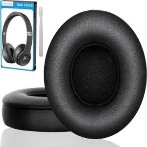 링크 드림 교체 솔로 3 이어패드 2 메모리 폼 쿠션 커버를 제치고 및 무선 헤드폰을 교체합니다