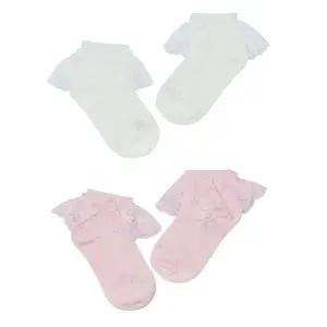 [프랜치캣](타임스퀘어점패션관)Q42DG4011/4021 레이스 양말(2종택)