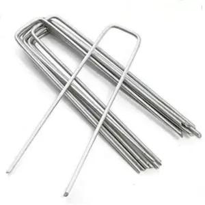 제초매트 잡초 고정핀 비닐 100개 소 부직포