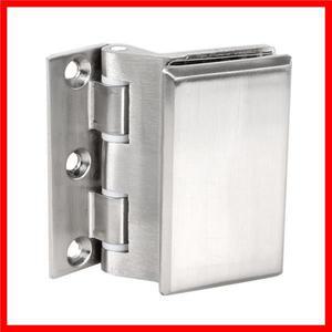 2pcs 유리 도어 힌지 찬장 쇼케이스 캐비닛 클램프 샤워 교체 부품 벽에서 슬라이딩 2 조각