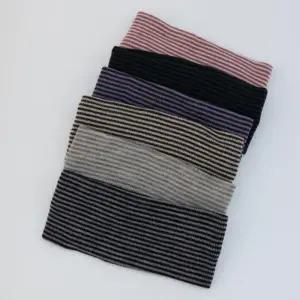 [아트박스]/신상오픈런 여성용 스트라이프 패턴 와이드 니트 헤어밴드