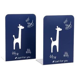 북엔드 선반 시계 금속 [책 베이스 모래 투명북엔드 지지대 2개입] 귀여운 할로우 책꽂이