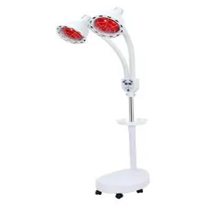 2구 적외선 램프 온열기 전구 바퀴형 난로 저전력 스탠드 가정용 근적외선 벽걸이