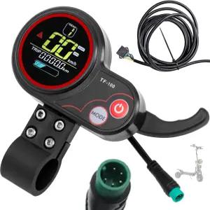 전기 스쿠터 스로틀 TF-100 5핀 24v 36v 48v LCD 계기 컨트롤러 전원 스위치 제어 보드용 방수 플러그 연장