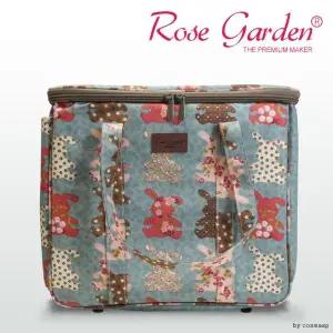 Made in Korea 로즈가든 쿨러백 L대 국산 보냉백 보냉가방 아이스박스 캠핑 음료수 생수 과일 도시락가방