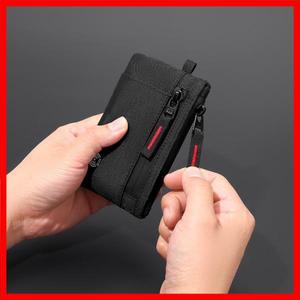 슬림 지갑, RFID 차단 기능 신용 카드 소지자, 남성 여성을 위한 포켓 크기 정리함, 지퍼가 달린 미니 동전