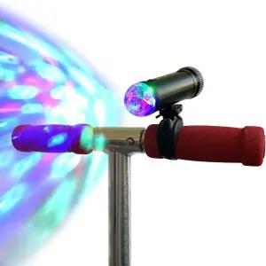 보드 블레이저 디스코 스쿠터 조명 스타킹 스터퍼 어린이용 액세서리 자전거 조명(블랙)