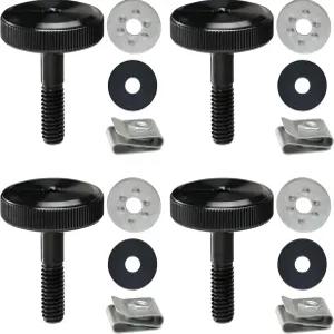 펜리르 모터사이클 새들백 잠금 보안 볼트 노브 패스너 하드웨어 키트 304 스테인리스 스틸 할리 데이비슨