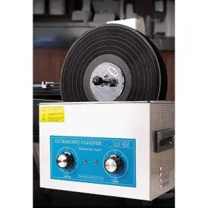 LP 초음파 세척기 레코드판 클리너 청소기 회전 세척 안경 금속
