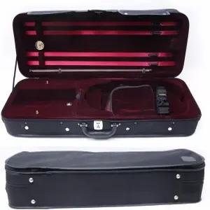 WUQIMUSC 16인치 비올라 케이스 15~16.5인치 경량 옥스포드 스트롱 핸들 뒷면 스트랩 소프트 조절 가능