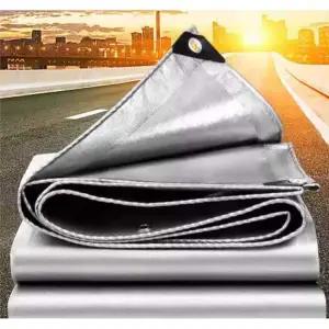 대형 바람막이 그늘막 차광막 실버 천막천 방수천막 실버 4x8m