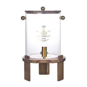 카페 워터저그 유리 음료 디스펜서 대용량 주스 주전자