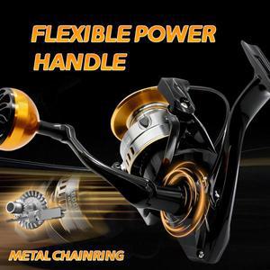 루블리노스 HE 스피닝 릴 초경량 메탈 5.2:1 기어비 1000-7000 염수 또는 담수 대형 최대 드래그 낚시