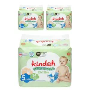 육아 필요 킨도 프리미엄 기저귀 오슬림 베베가드 팬티형 5단계 기저귀 102매