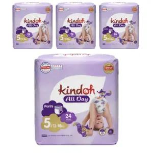 육아 필수템 킨도 프리미엄 기저귀 뉴올데이 팬티형 5단계 96매