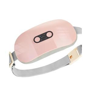 4가지 레벨과 마사지 모드를 갖춘 벨트리 무선 히팅 패드 또는 경련 위한 휴대용 전기 고속 허리 벨트 장치 핑크 DS CL