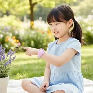 어린이 모기퇴치팔찌 캠핑 야외활동 LED 캐릭터 실리콘 밴드 시트로넬라