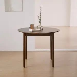 하이디 네이처 원형 800 원목 테이블 식탁(단품)2colors