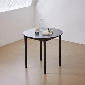 하이디 모노 원형 800 원목 테이블 식탁(단품)2colors