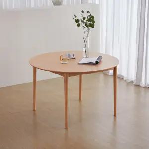 하이디 네이처 원형 1000 원목 테이블 식탁(단품)2colors