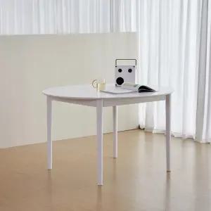 하이디 모노 원형 1200 원목 테이블 식탁(단품)2colors