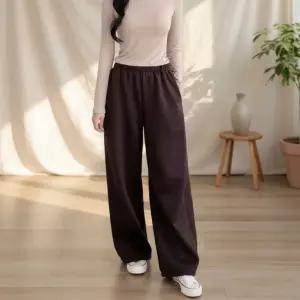 남녀공용 심플 와이드 캐주얼 팬츠
