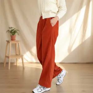 남녀공용 캐주얼 와이드핏 루즈 팬츠