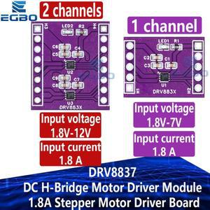 DRV8837 1채널 및 2채널 DC H-브리지 전동 드라이버 모듈 1.8A 스테퍼 보드