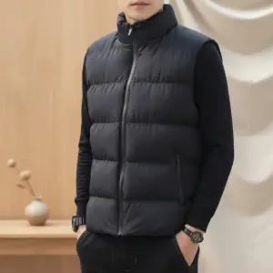 남성 데일리 캐주얼 가을철 레이어드 조끼