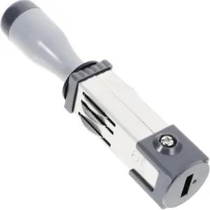 고고미 휴대용 날짜 스탬프 라벨 봉투 수제 카드용 다용도 시간 롤링 파일 액세서리 (10.5X2.1X2.1cm)