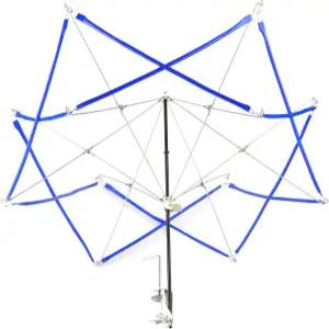 뜨개질 우산 스위프트 원사 와인더 조절 가능한 금속 프레임이 있는 가정용 홀더 빠르게 고정되고 자유롭게