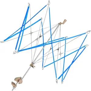 실 스위프트 - 390g 휴대용 우산 홀더 핸드크래프트 와인딩 액세서리 조절 가능한 뜨개질 직조 자수 홈