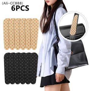 6피스 미끄럼 방지 도트 비드 실리콘 어깨 스트랩 테이프. 가방 스트립 접착 스티커