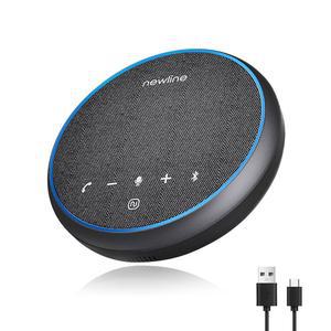 N개의 새로운 라인 컨퍼런스 스피커 및 마이크, 360 음성 픽업 2대, AI 소음 감소 선명한 통화, USB 블루투스 스피커폰, 최대 12시간 통화 시간, 소규모 회의 홈 오피스