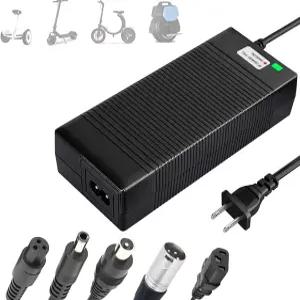 EVAPLUS 5 in 1 플러그 54.6V 고속 충전기 48V 13S 리튬 배터리용 범용 젯슨 보야지 고트랙스 나인봇