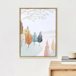 일러스트액자 캔버스 인테리어 액자 벽걸이 감성 풍경 일러스트 감