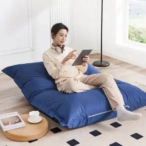 [더리체] 자그랑 컬러 대형 사각 빈백 쿠션 1인 소파