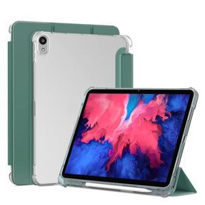 호환 레노버 탭 P11 플러스 11인치 TPU 백 스탠드 태블릿 펜 홀더 케이스 포함 샤오신 패드 TB-J606F J607F