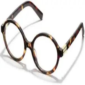 여성용 리보 블루 라이트 글래스 - 블러쉬 핑크 케이스가 있는 Y2K 에스테틱 프레임 스크린 타임 차단을