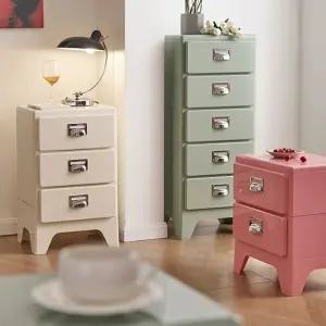 3단서랍장 미니서랍장 책상밑 서랍장 인테리어 틈새 체스트